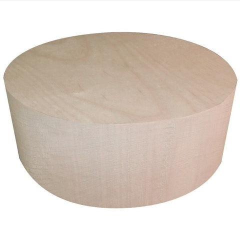 9"x2" KD Soft Maple Wood Platter Turning Blank