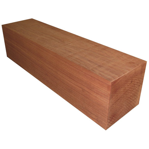 2"x2"x36" KD Red Elm Wood Spindle Turning Blank