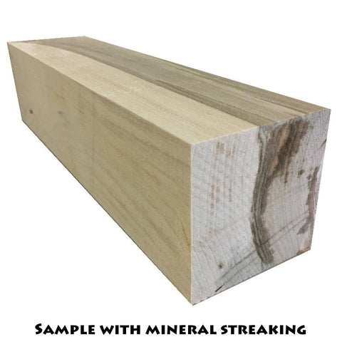 4"x4"x18" KD Select Maple Wood Spindle Turning Blank