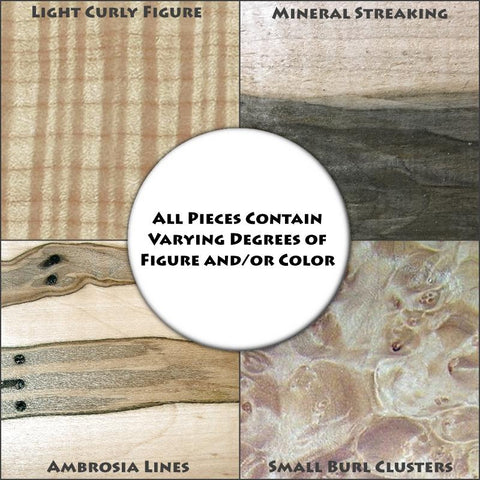 6"x4" KD Select Maple Wood Bowl Turning Blank