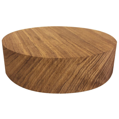 9"x2" KD Shedua Wood Platter Turning Blank