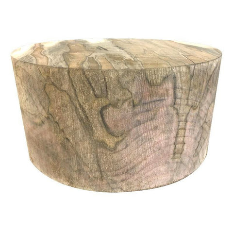 9"x3" KD Spalted Ambrosia Maple Wood Bowl Turning Blank