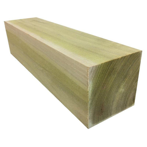 3"x3"x12" KD Tulip Poplar Wood Spindle Turning Blank