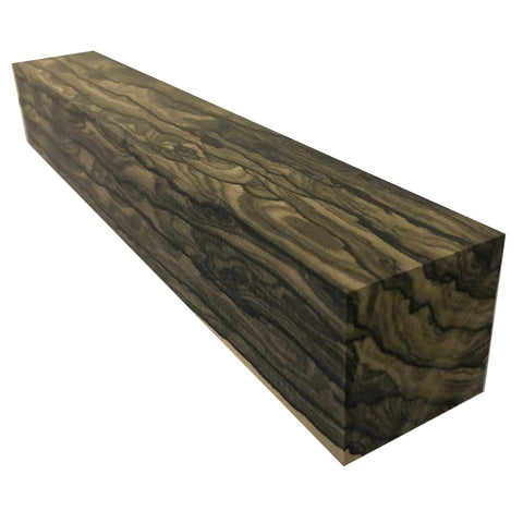 2"x2"x12" KD Ziricote Wood Spindle Turning Blank