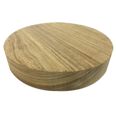 9"x2" KD Afromosia Wood Platter Turning Blank