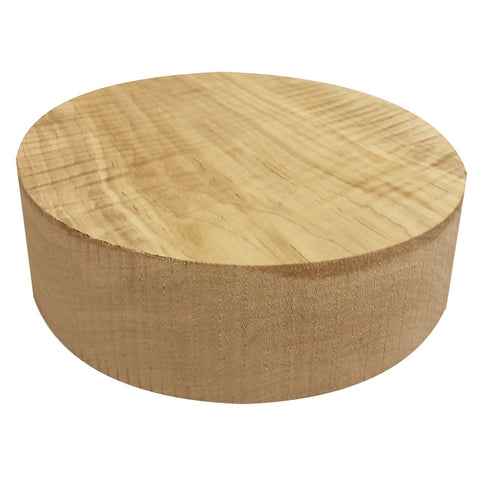 Curly Soft Maple Wood Bowl/Platter Turning Blank