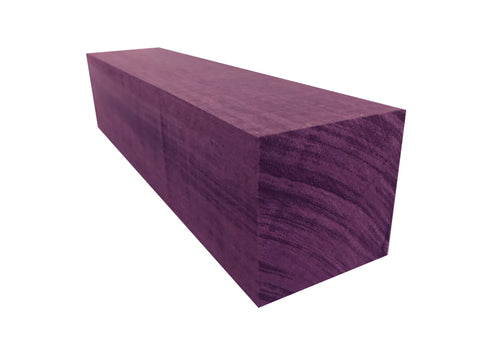 2"x2"x24" KD Purpleheart Wood Spindle Turning Blank