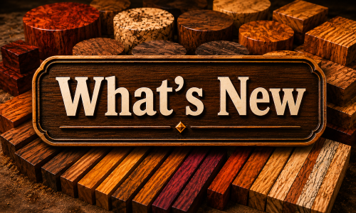 New woodturning products and store updates